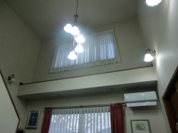 リビング吹き抜け