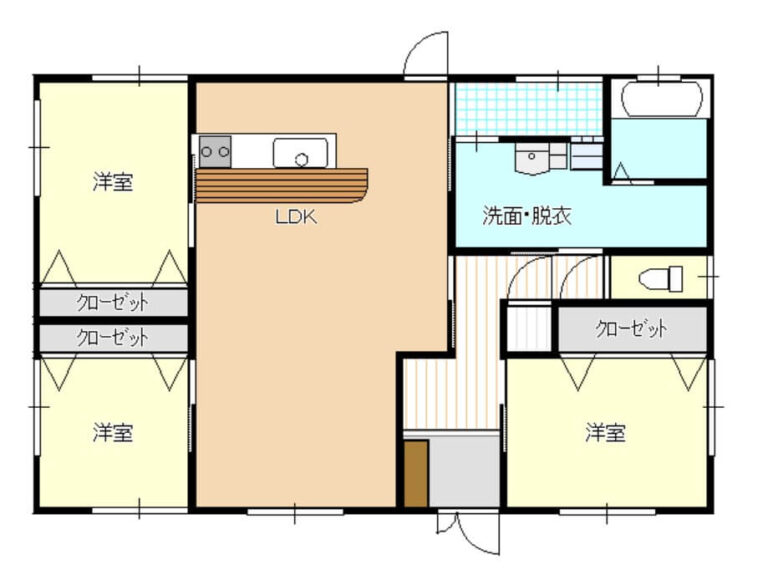優しさ感じる平家建