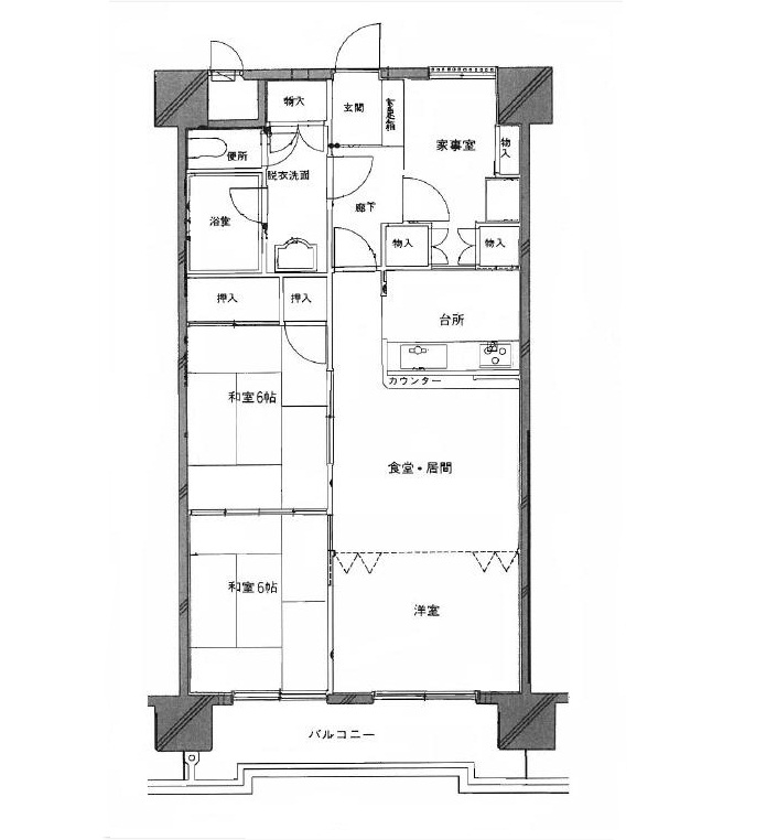 用途に合わせ間仕切る